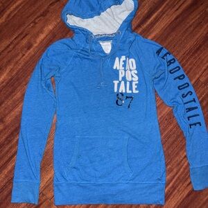 Y2K Aeropostale Blue Hoodie